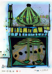 Hundertwasser - Homo Humus Come Va - 10,002 Nights - 02990